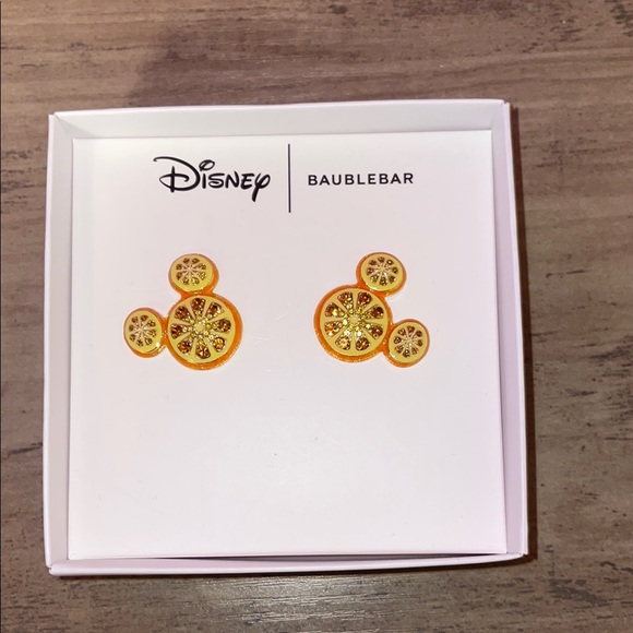 BaubleBar Jewelry - BaubleBar Orange Citrus Mickey Earrings